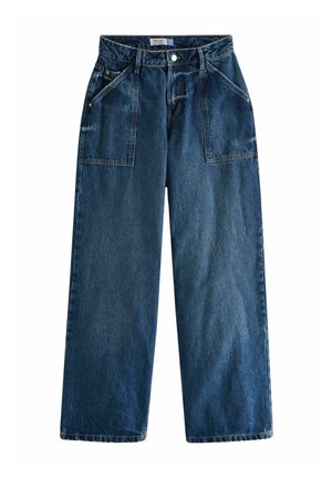 ADJUSTABLE CINCH BACK WIDE HOURGLASS - Jeans relaxed fit - dark blue