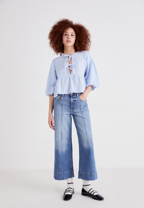 STRIDE ANKLE DRAPER - Wide Leg - dark indigo3