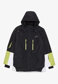Skidjacka - black/off-white/neon yellow