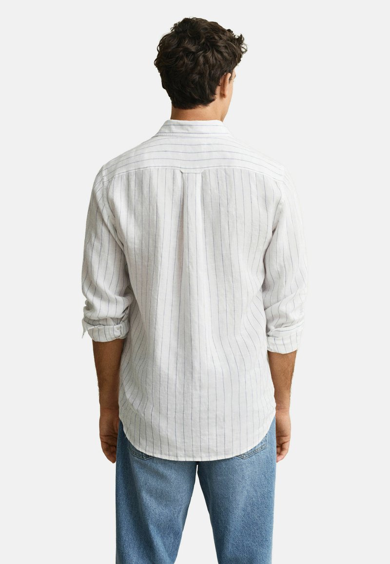 GANT STRIPED - Košile - white