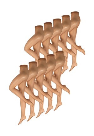 10-PACK FEIN - Strumpfhose - amber