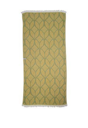 BOTANIC ART - Strandhanddoek - mustard green