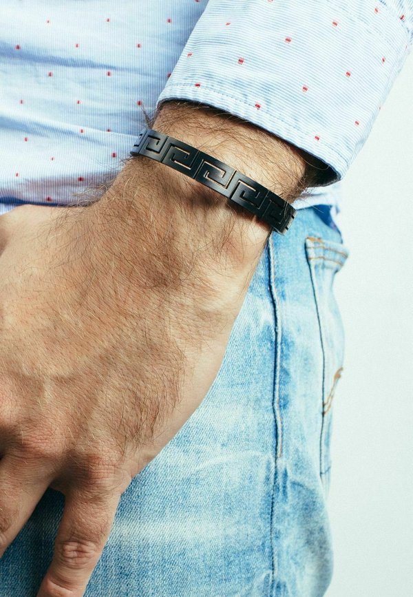 ARGIUS MÄANDER - Armband - schwarz