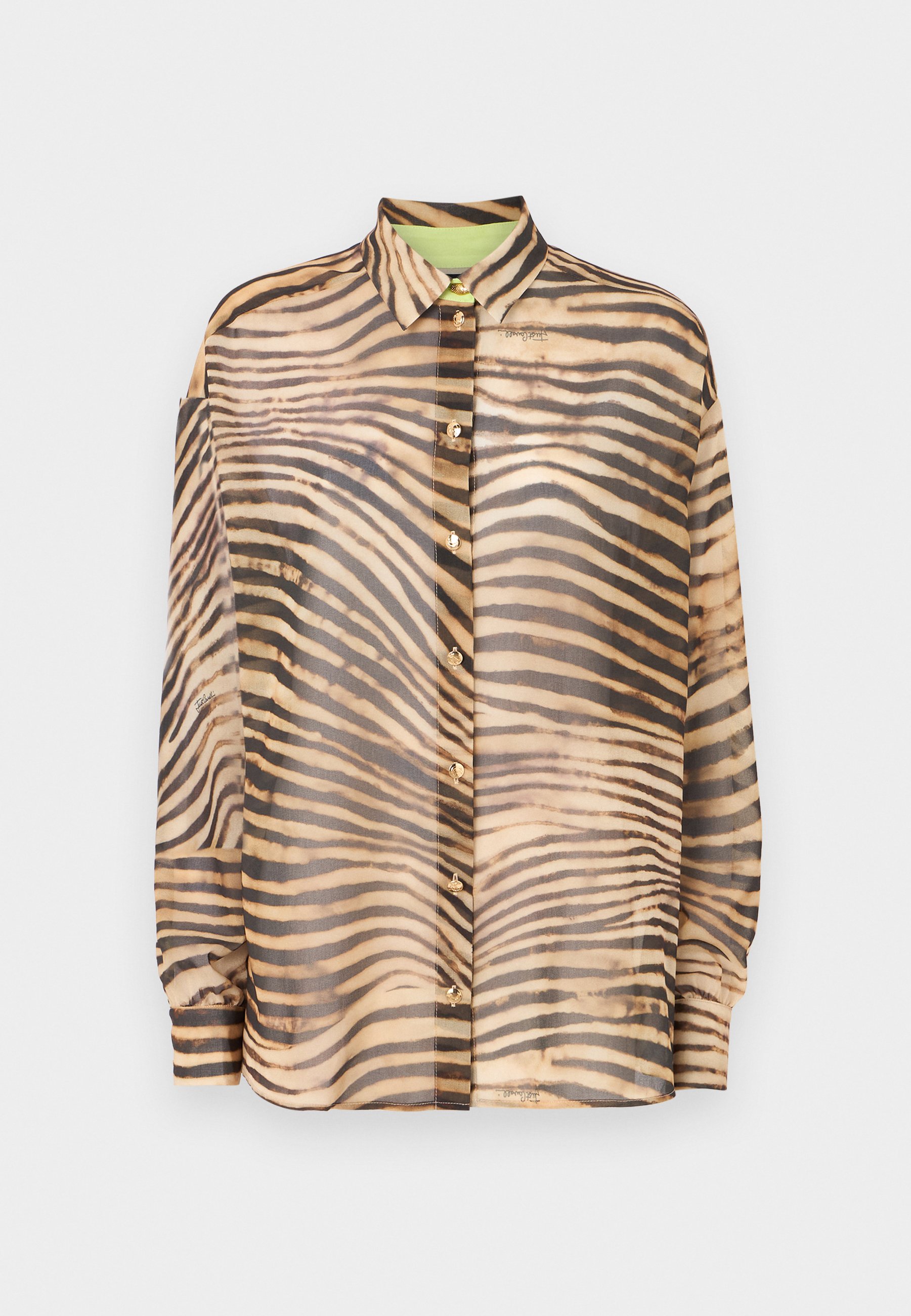 Chemisier Femme Just Cavalli 100% Soie Taille S - Neuf Avec étiquettes, Fabriqué En Italie