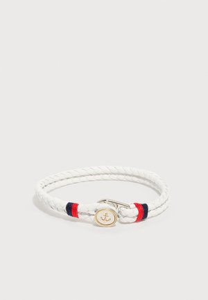 NAUTICAL UNISEX - Armband - white/ silver-coloured/ gold-coloured