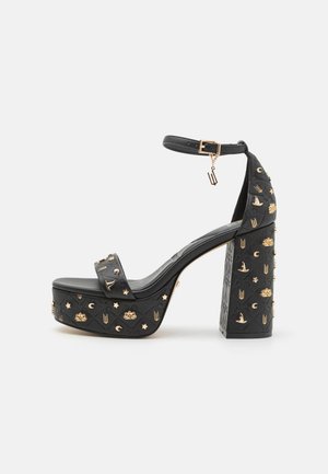 ALDO X WICKED TAKEFLIGHT PILLOW WALK - High heeled sandals - black