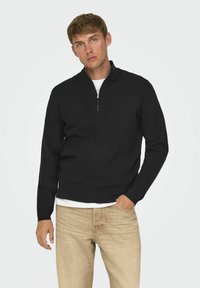 ONSCOOPER  - Stickad tröja - black