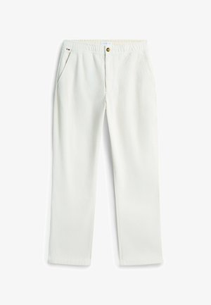 Tommy Hilfiger, DOVER WIDE WALE CORDUROY - Trousers - ivory silk
