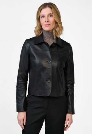 JEENA - Leren jas - schwarz