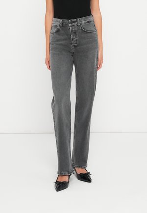 SELENE - Straight leg jeans - grey denim