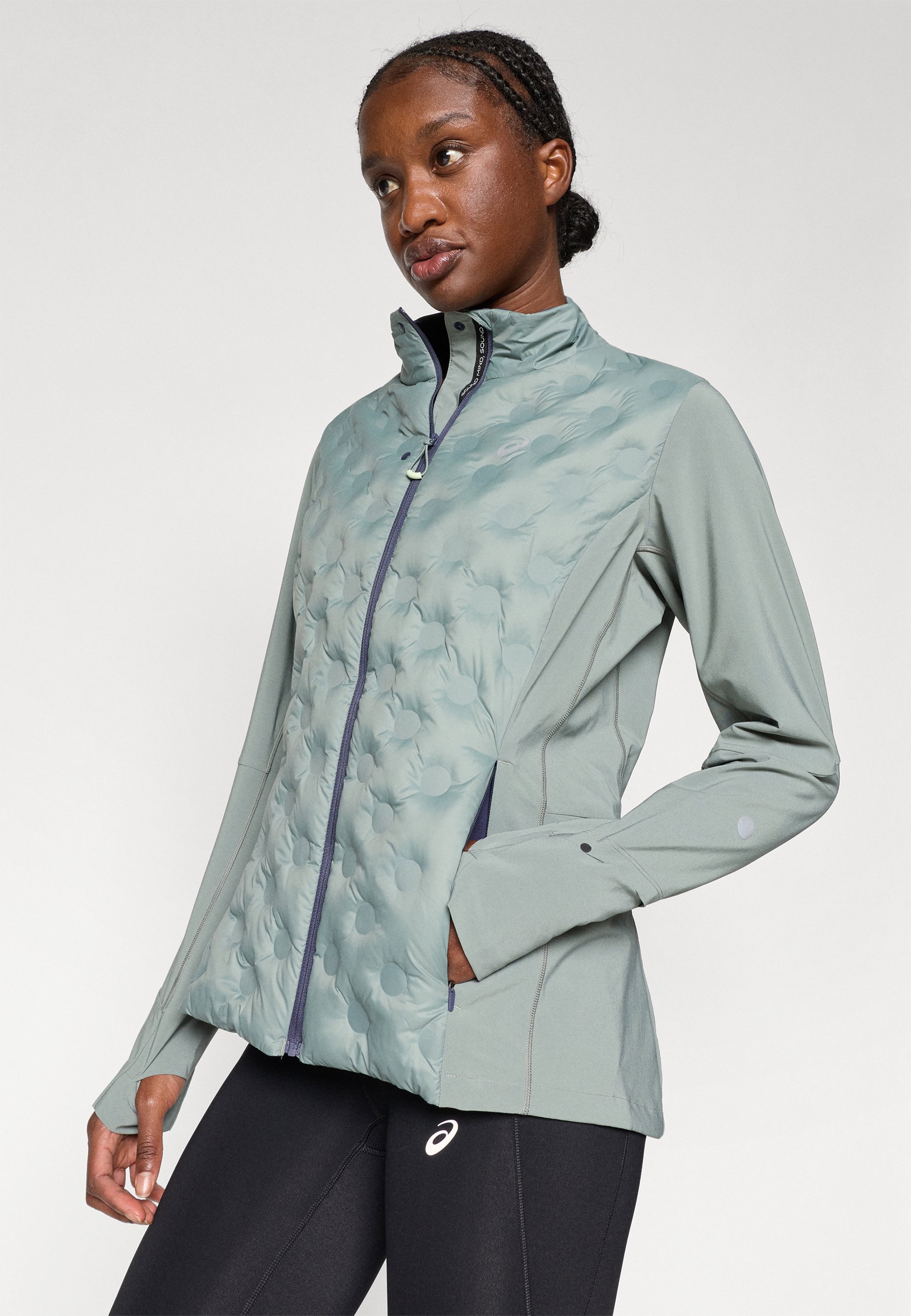 Winter Jacket Quilted Running Jacket ASICS ROAD WINTER JACKET