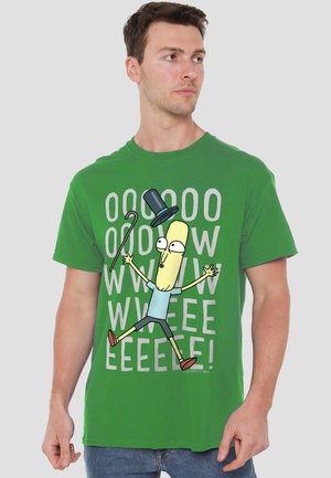 Cotton Soul, RICK AND MORTY OOWWEEEEE - Print T-shirt - dark green