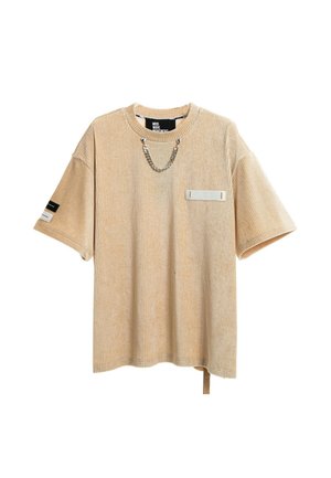 Camiseta estampada - beige