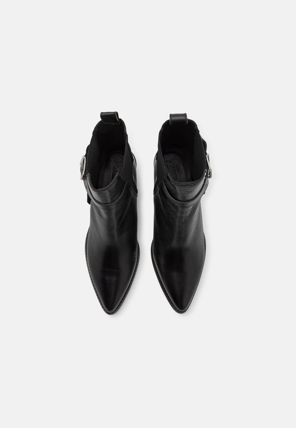 TYLER VINTAGE - Cowboy/biker ankle boot - noir2