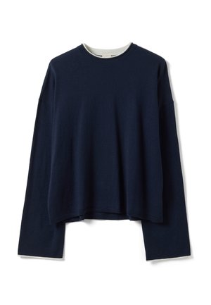 Stefanel, CREW-NECK JUMPER, REGULAR FIT. - Jumper - navy blue