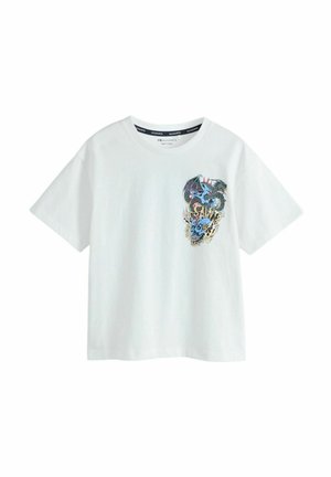 GRAPHIC CREW - T-shirt print - white writher