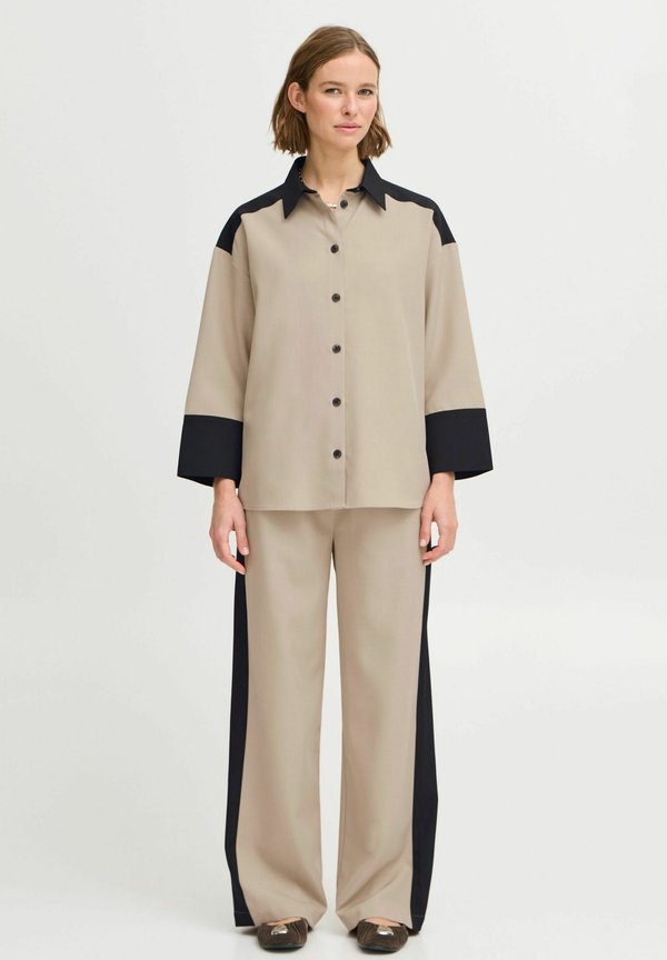 BYIDDE - Button-down blouse - humus mix2