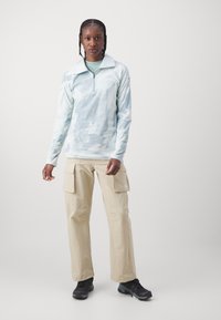 Columbia GLACIAL™ PRINT 1/2 ZIP - Felpa in pile - crushed blue snowflight