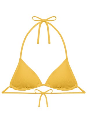 Yamamay TEXTURED - Bikinitop - yellow plain