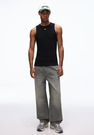 SUPER  - Blugi largi - grey