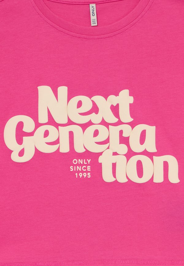 KOGOLIVIA LIFE LOOSE - Print T-shirt - fuchsia fedora2