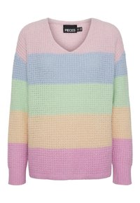 Pieces Stickad tröja - lilac