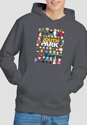 Cotton Soul, SOUTH PARK FULL CAST - Hoodie - mottled light grey