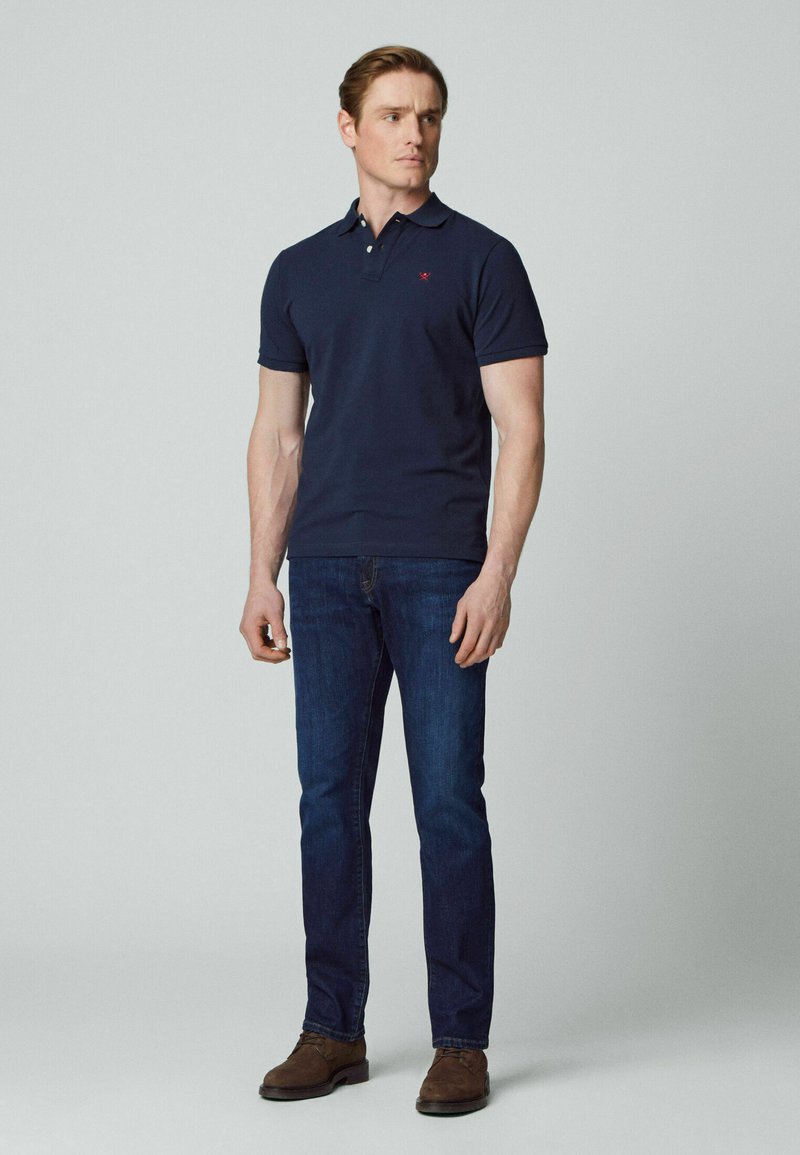 Hackett London Straight leg jeans blauw denim/bluedenim Hackett London Straight leg jeans blauw denim/bluedenim