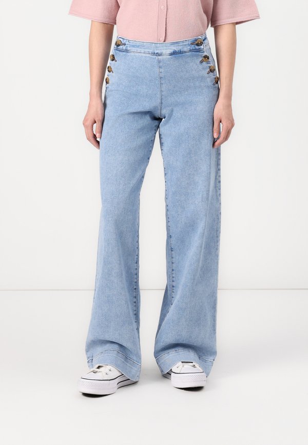 ONLMADISON BUTTON WIDE - Wide Leg