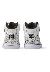 DC Shoes Vysoké tenisky - wwi white white black print