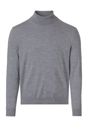 OLYMP, STRICK ROLLI-PULLOVER MERINO - Strickpullover - silbergrau