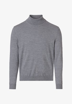 OLYMP, STRICK ROLLI-PULLOVER MERINO - Strickpullover - silbergrau
