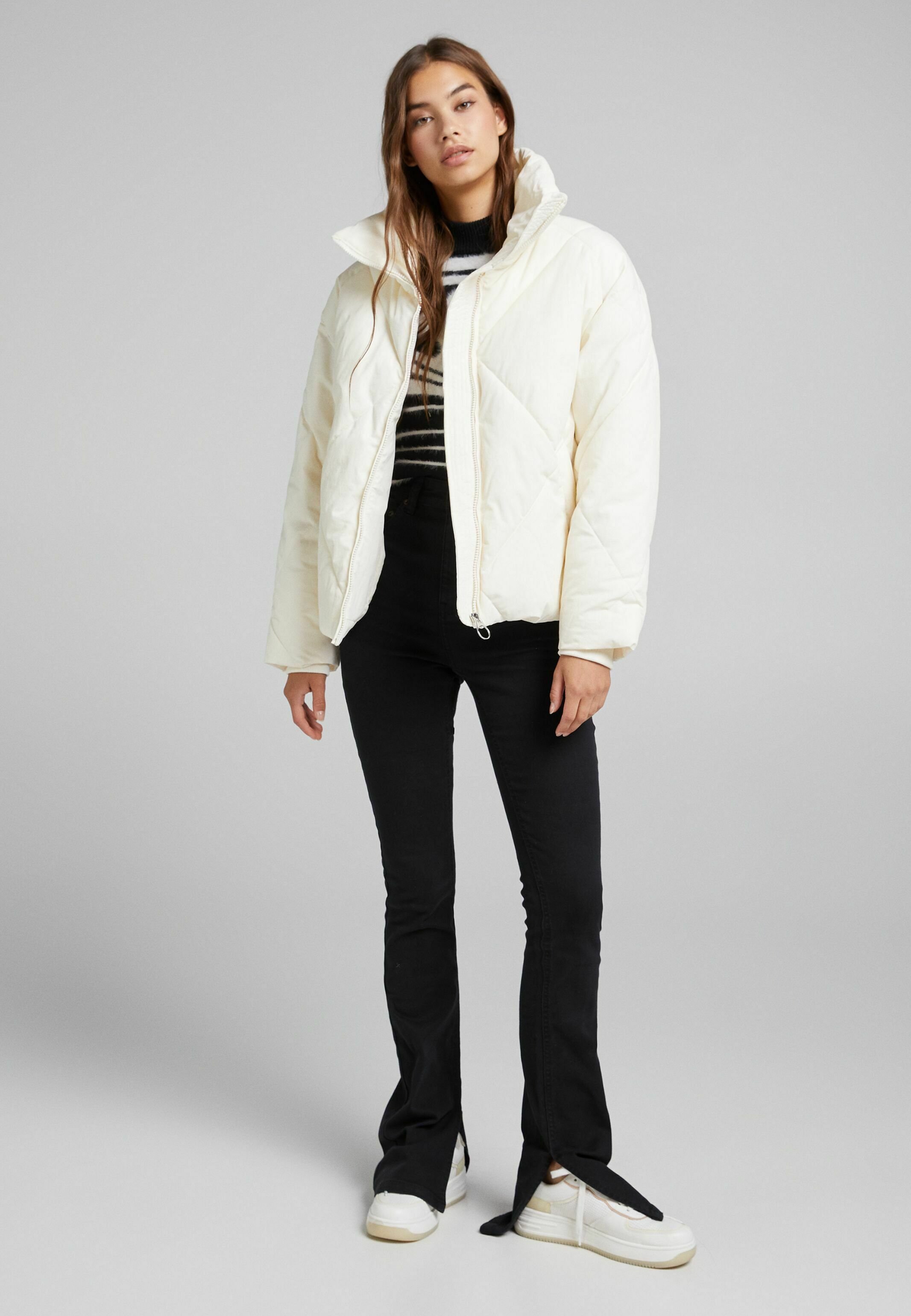 off white puffy jacket