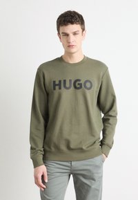 HUGO DEM - Melegítőfelső - dark beige