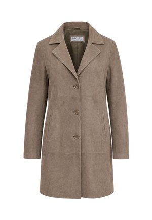 Ricano, MARZIA - Halflange jas - taupe velours