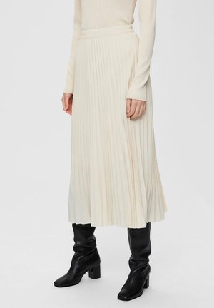 Falda acampanada - beige