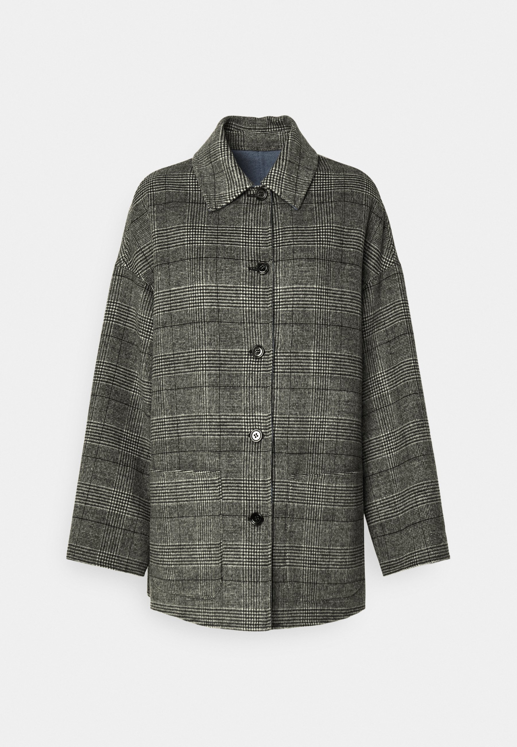 MAX&Co. PREDAZZO - Short coat - schwarz/dark grey - Zalando