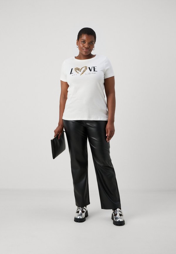 CARFREA LIFE WILD BOX  - Print T-shirt - cloud dancer3