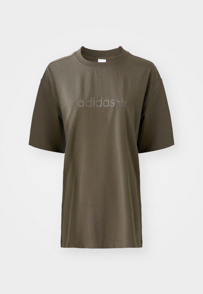 adidas Originals T-shirt print groen adidas Originals T-shirt print groen