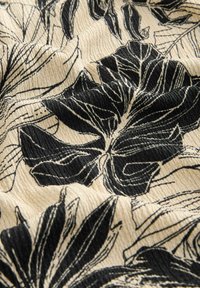 Next Haljina od žerseja - black white floral leaf