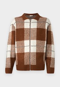 Vest - brown/offwhite
