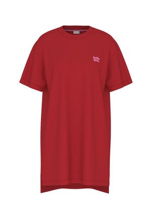mey, MEY DAMEN BIGSHIRT SERIE SOLID LOVE UNI - Nachthemd - red carpet