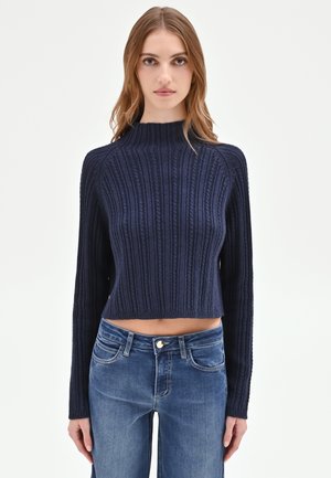 CROPPED  - Maglione - blue