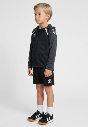Hummel, LEAD 20 - Sweater met rits - black asphalt