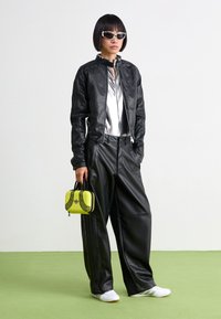 adidas Originals PLEATHER JACKET - Jakna iz umetnega usnja - black