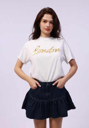 Print T-shirt - white
