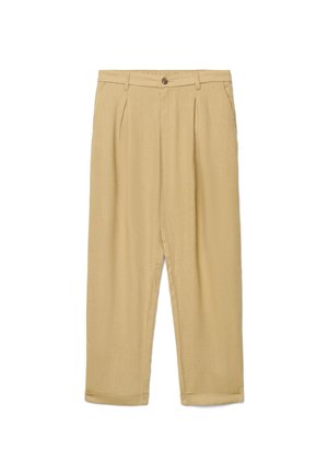 Calliope, PANTALONE LUNGO TINTA UNITA - Stoffhose - biscotto chiaro