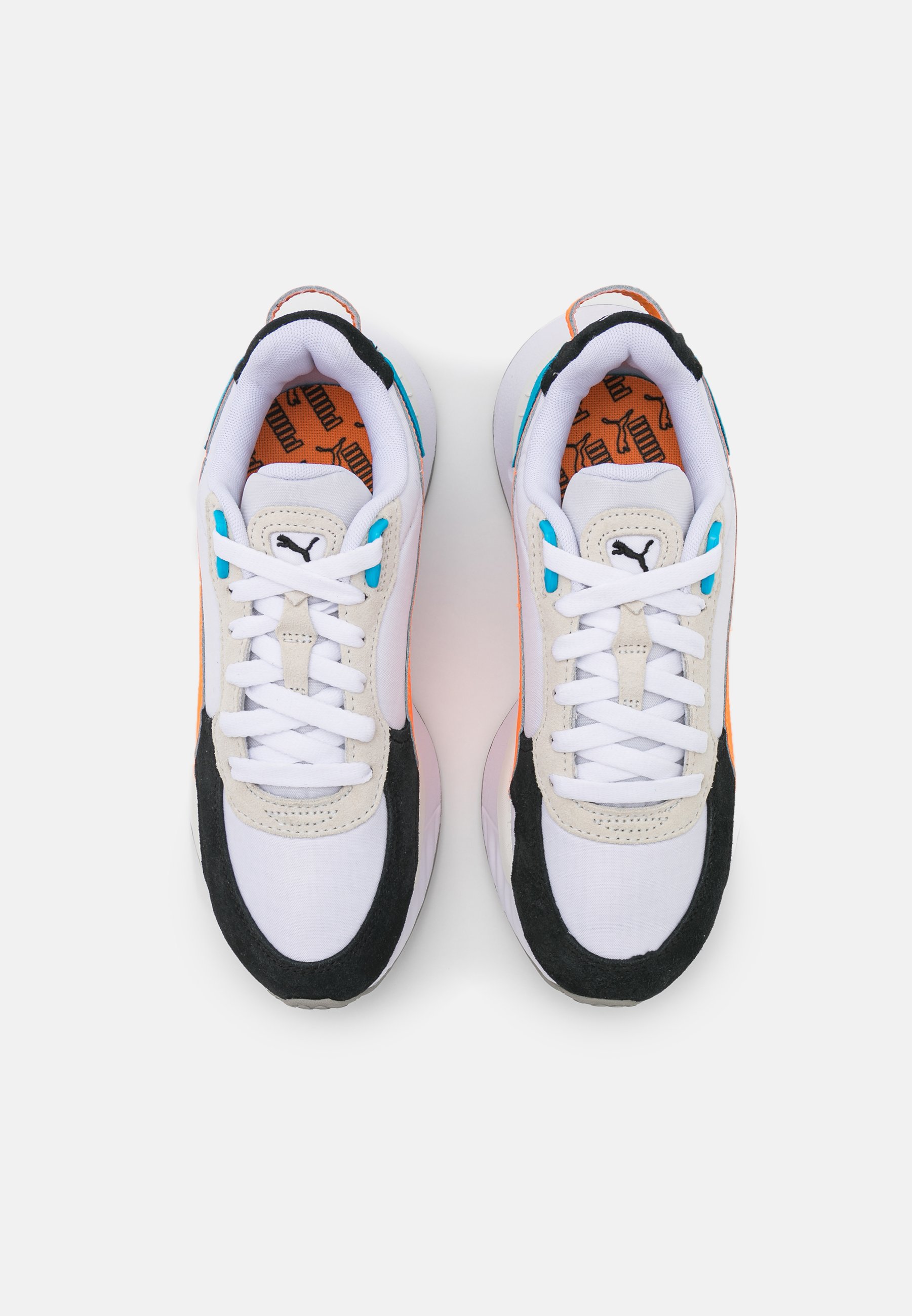 puma white and orange