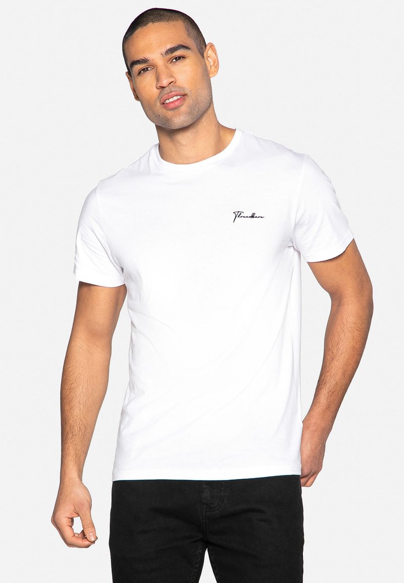 Threadbare SMALL SCRIPT Tshirt basic white/bianco Zalando.it