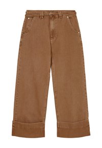 CON FUSCIACCA  - Jean flare - beige